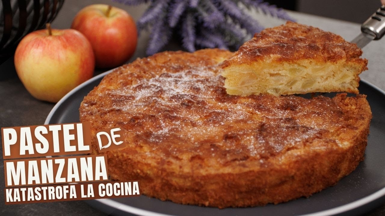 tarta de manzana fácil y ligera