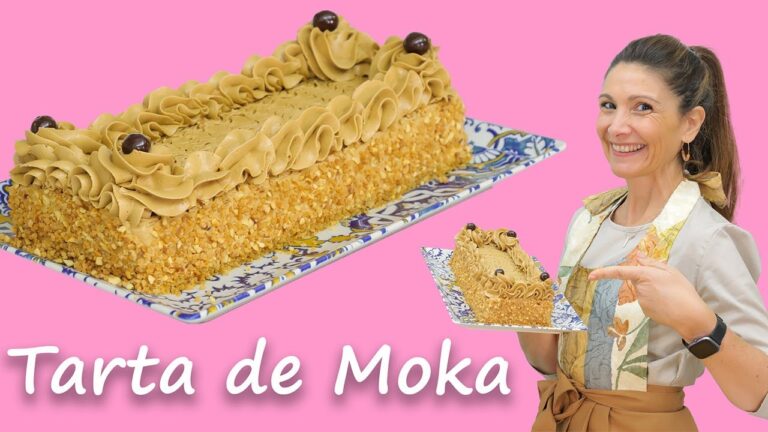tarta de moka y galletas casera