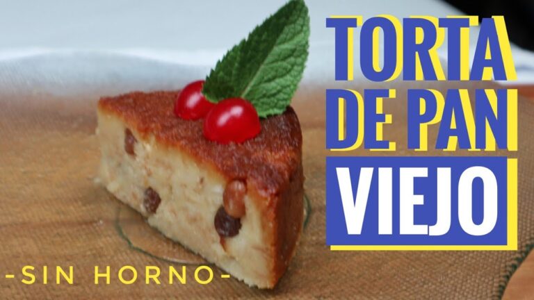 tarta de pan duro sin horno