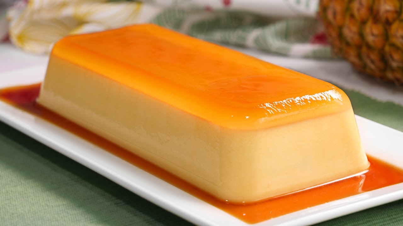 tarta de piña con bizcochos de soletilla y leche condensada
