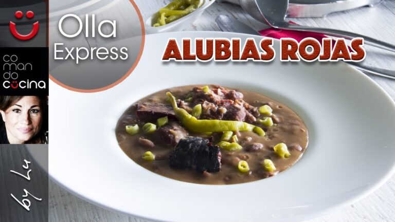 tiempo coccion alubias rojas olla express