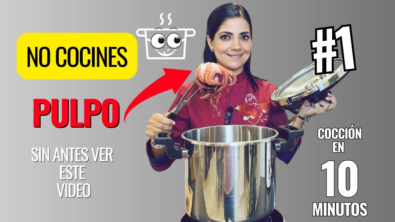 tiempo coccion pulpo en olla a presion