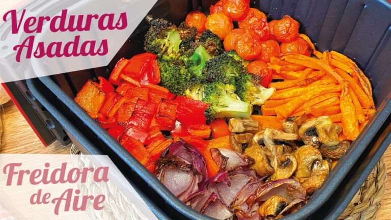 verduras en la freidora sin aceite